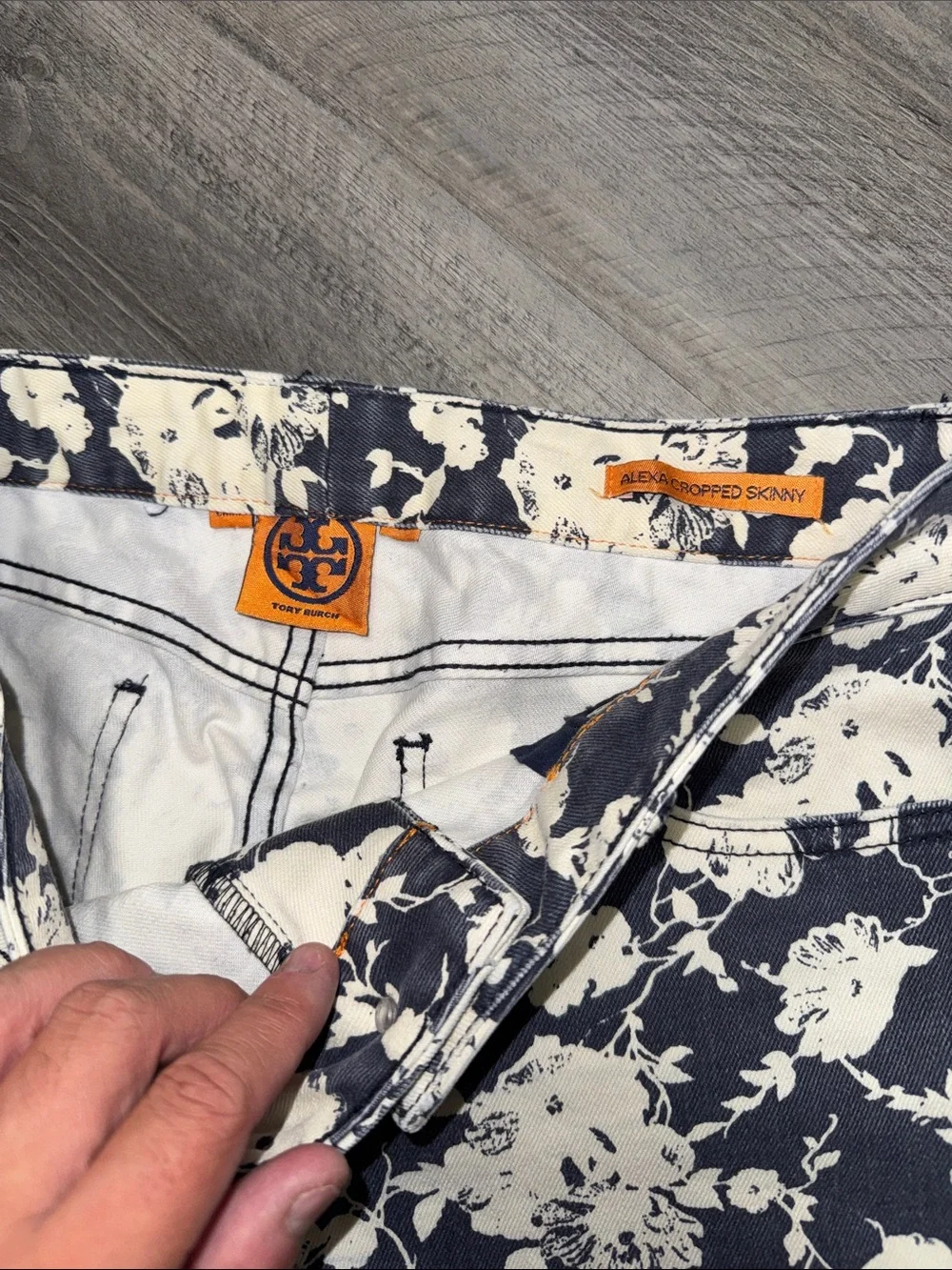 Tory Burch - Cropped skinny Jeans denim pants bottoms